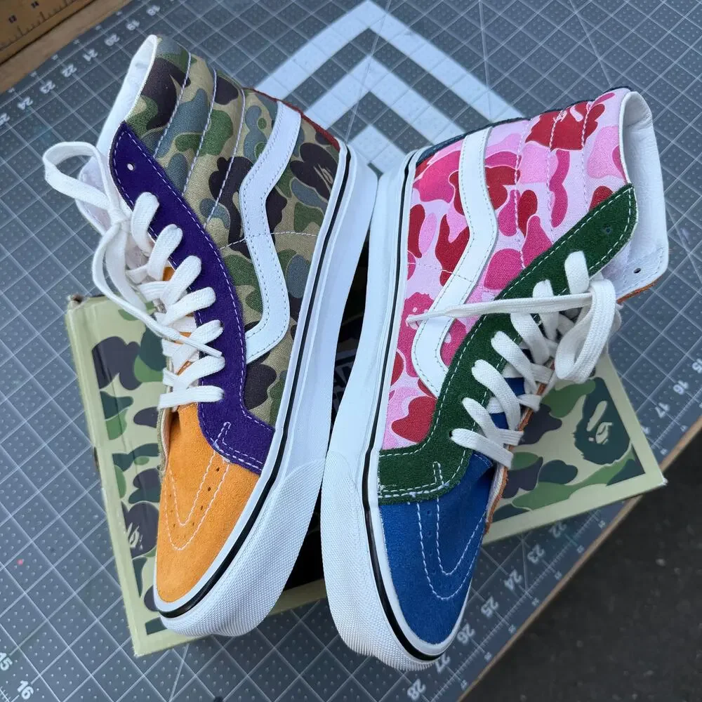 Brand New Bape x Vans Sk8 Hi